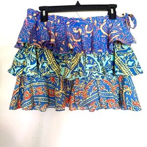 Rugby Ralph Lauren Skirt Women's | Sz 4 | Multicolor Patterned | Y2k | Vintage